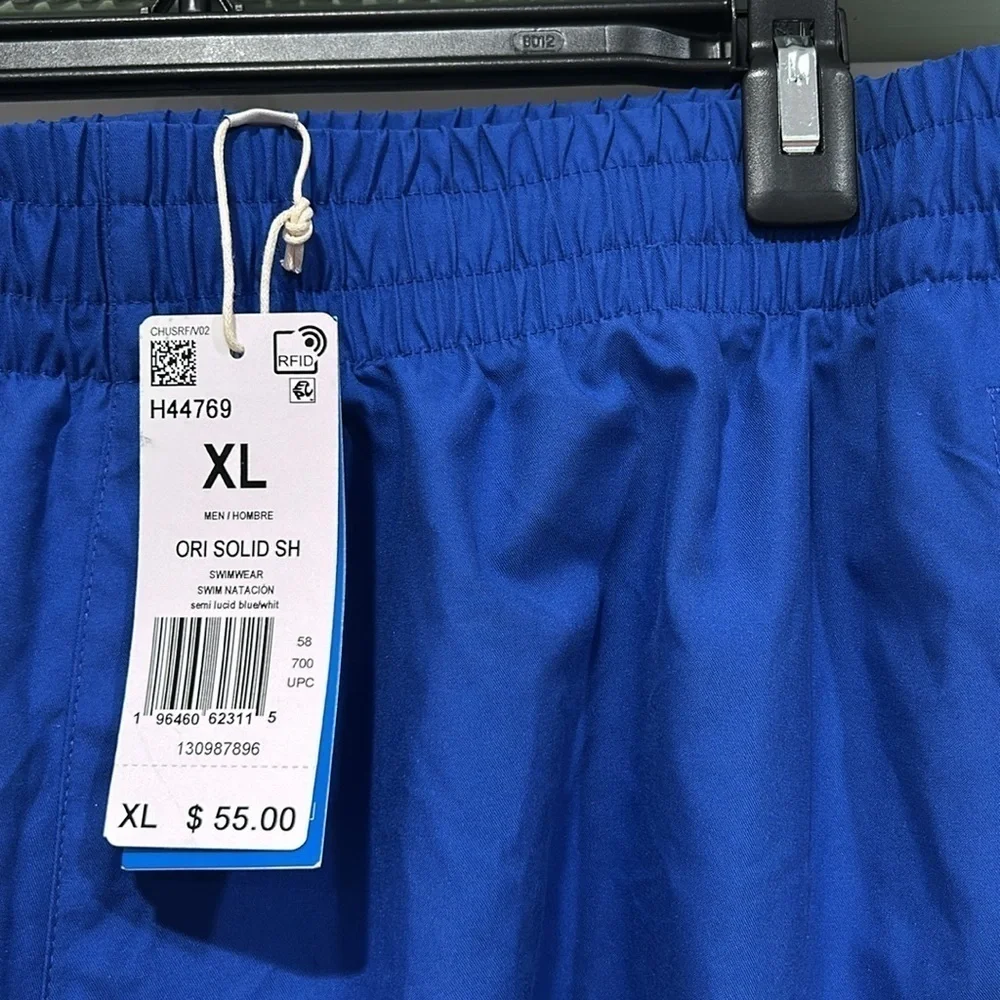 Brand new Adidas royal blue swimwear ORI solid shorts men’s XL